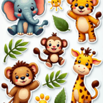 Kids Stickers - Sheet v8